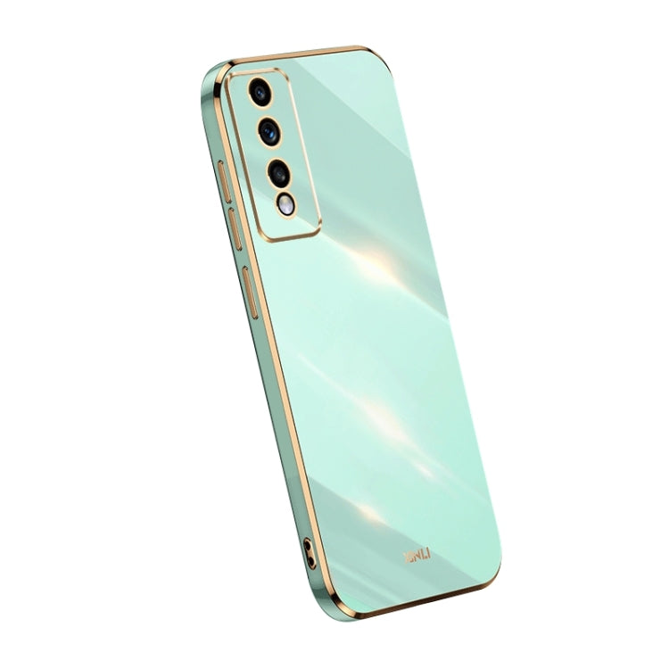 For Honor 80 GT 5G XINLI Straight Edge 6D Electroplate TPU Phone Case