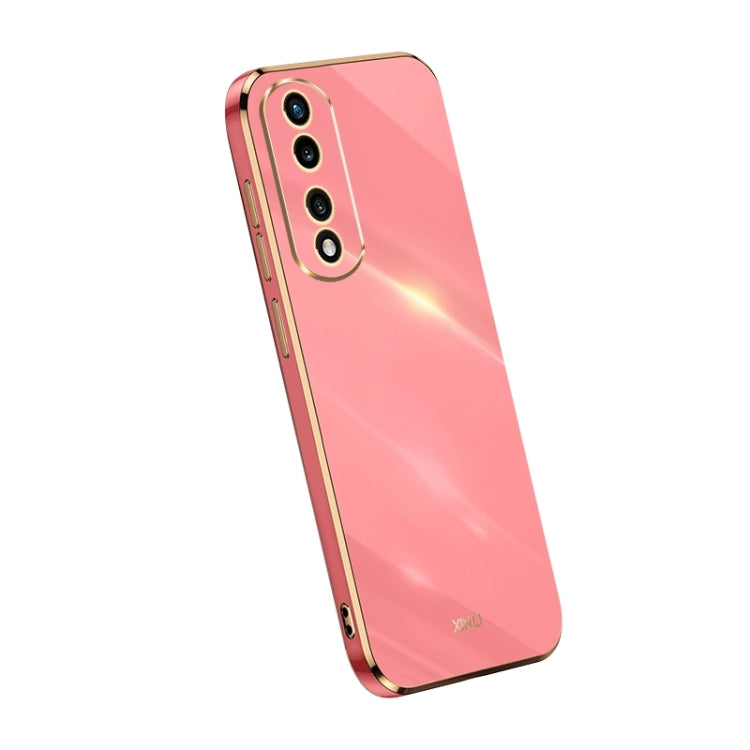 For Honor 80 Pro Flat XINLI Straight Edge 6D Electroplate TPU Phone Case