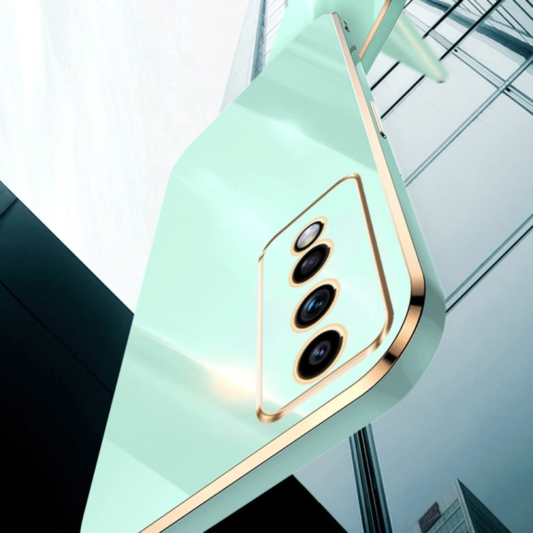 For Honor 80 GT 5G XINLI Straight Edge 6D Electroplate TPU Phone Case with Ring Holder