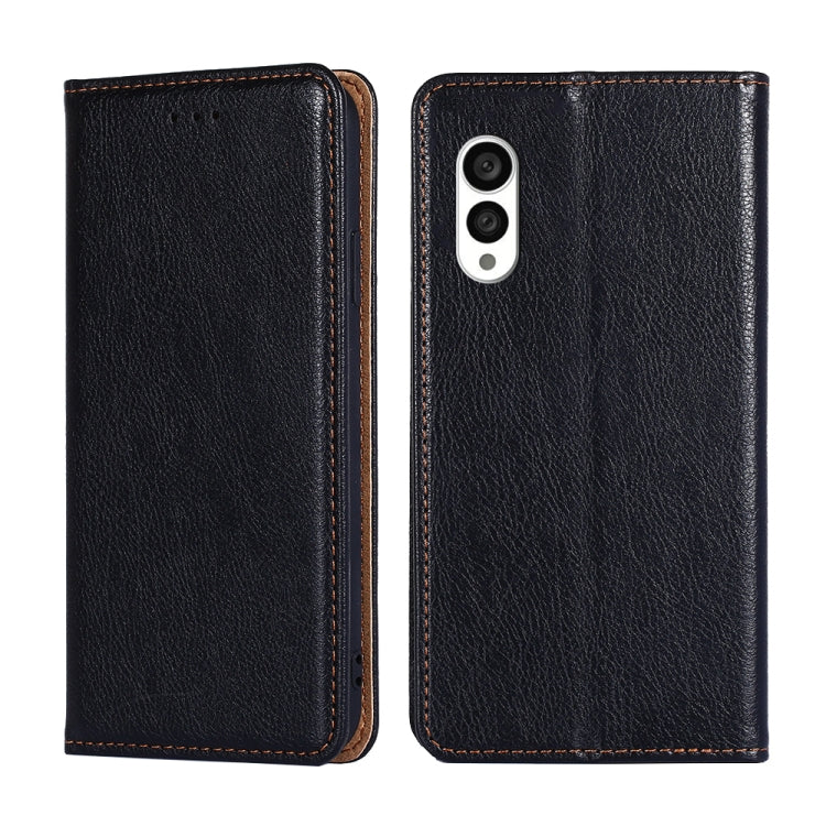For Fujitsu Arrows N F-51C Gloss Oil Solid Color Magnetic Leather Phone Case