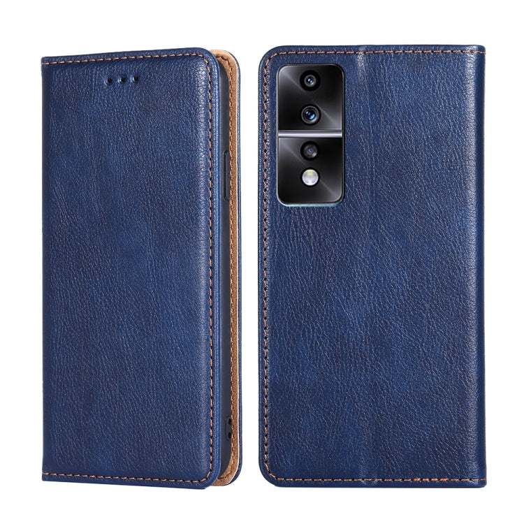 For Honor 80 GT Gloss Oil Solid Color Magnetic Leather Phone Case