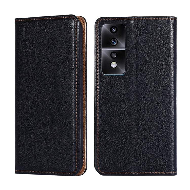 For Honor 80 GT Gloss Oil Solid Color Magnetic Leather Phone Case