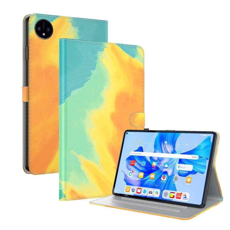 For Huawei MatePad Pro 11 2022 Watercolor Pattern Flip Leather Tablet Case