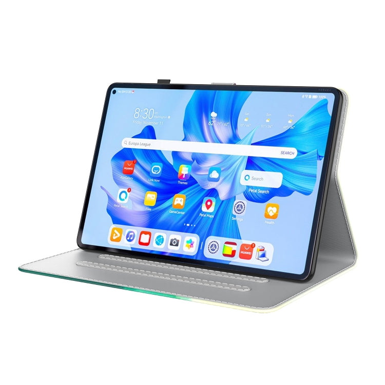 For Huawei MatePad Pro 11 2022 Watercolor Pattern Flip Leather Tablet Case