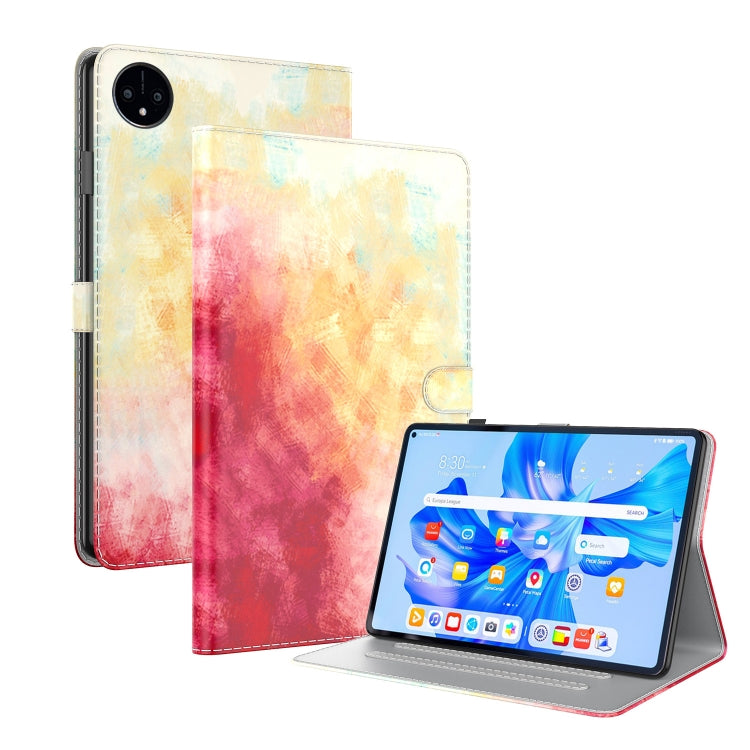 For Huawei MatePad Pro 11 2022 Watercolor Pattern Flip Leather Tablet Case