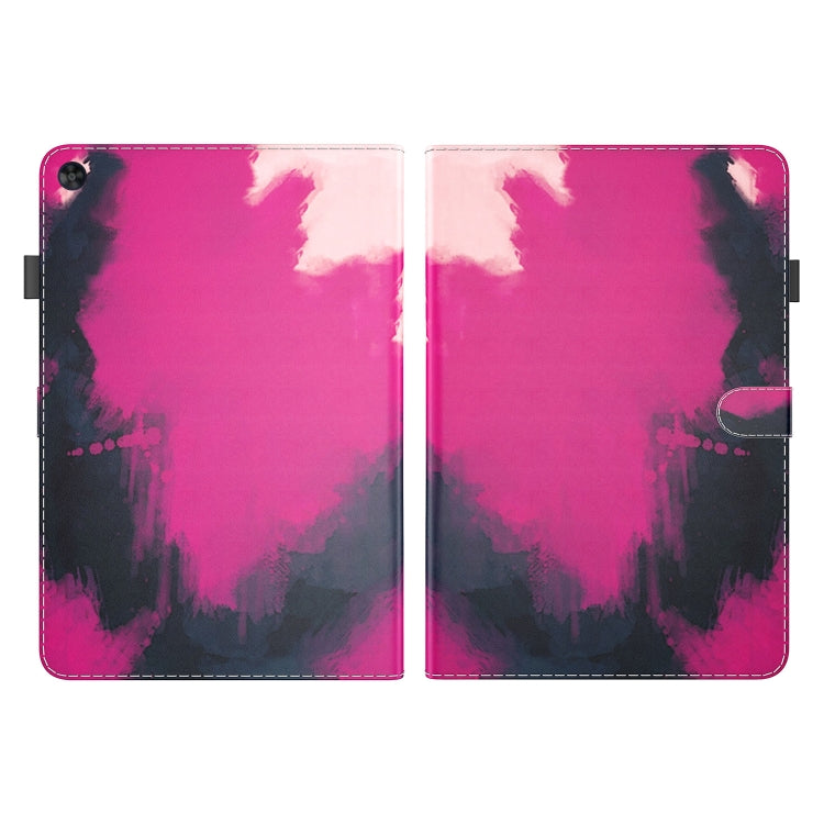 For Huawei MatePad SE Watercolor Pattern Flip Leather Tablet Case