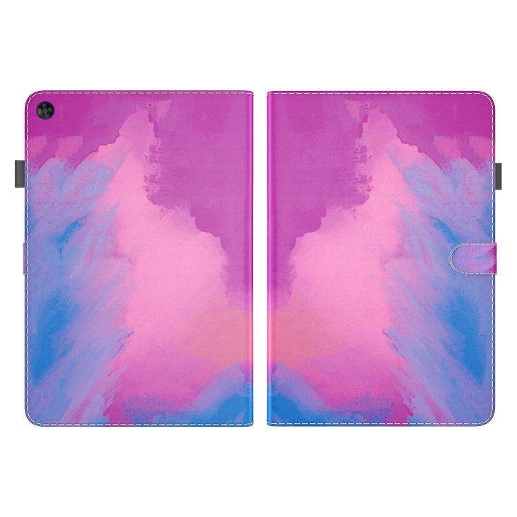For Huawei MatePad SE Watercolor Pattern Flip Leather Tablet Case