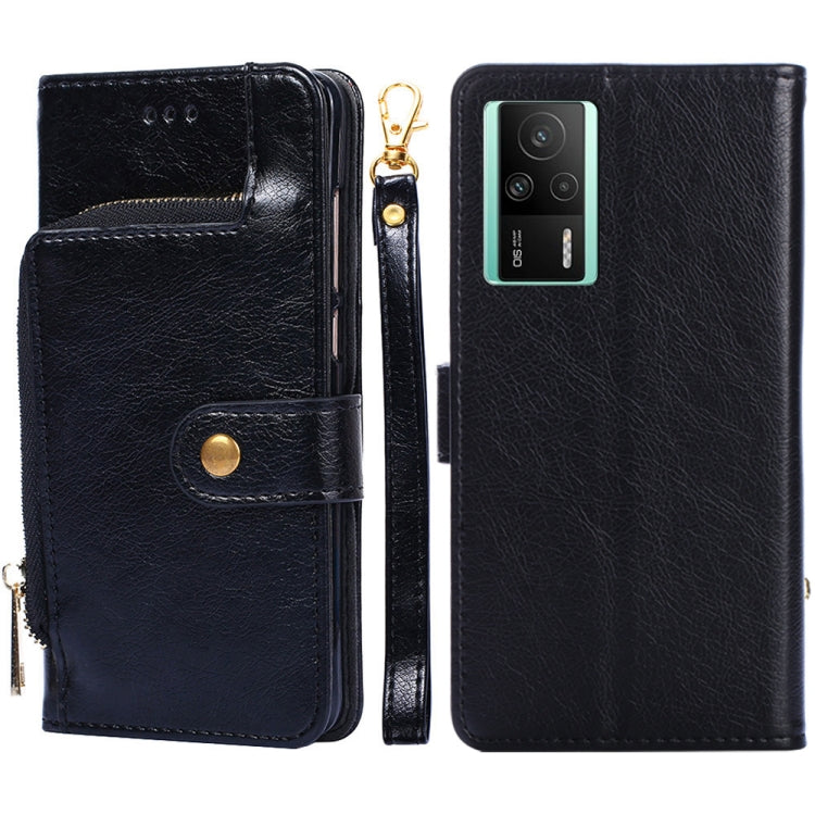 For Xiaomi Redmi K60E Zipper Bag Leather Phone Case