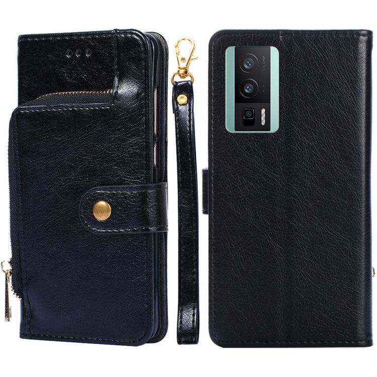 For Xiaomi Redmi K60 / K60 Pro Zipper Bag Leather Phone Case