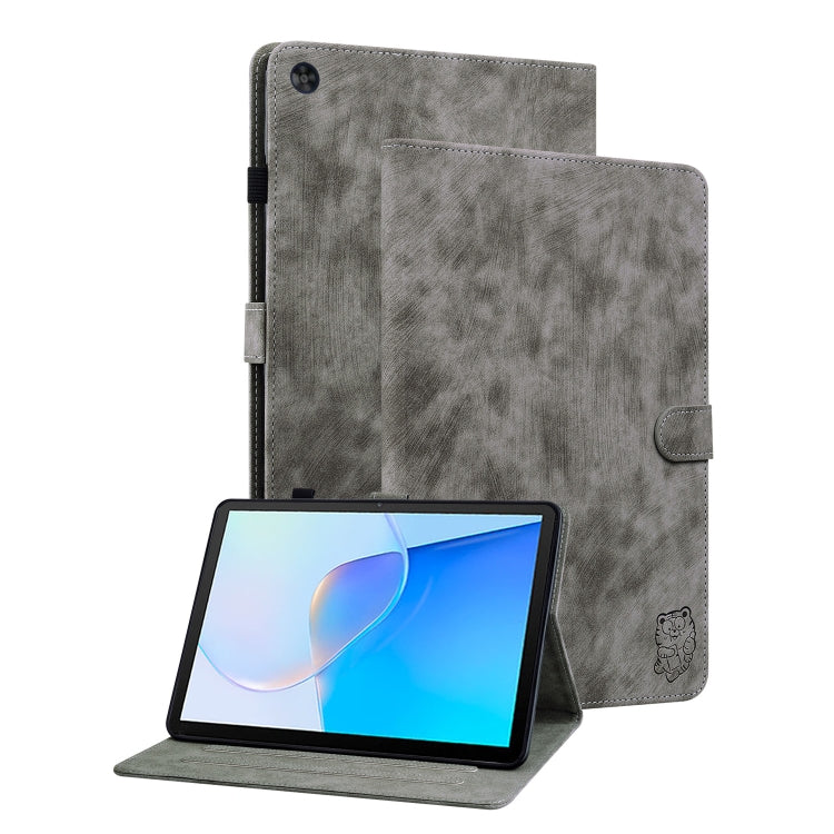 For Huawei MatePad SE Tiger Pattern Flip Leather Tablet Case