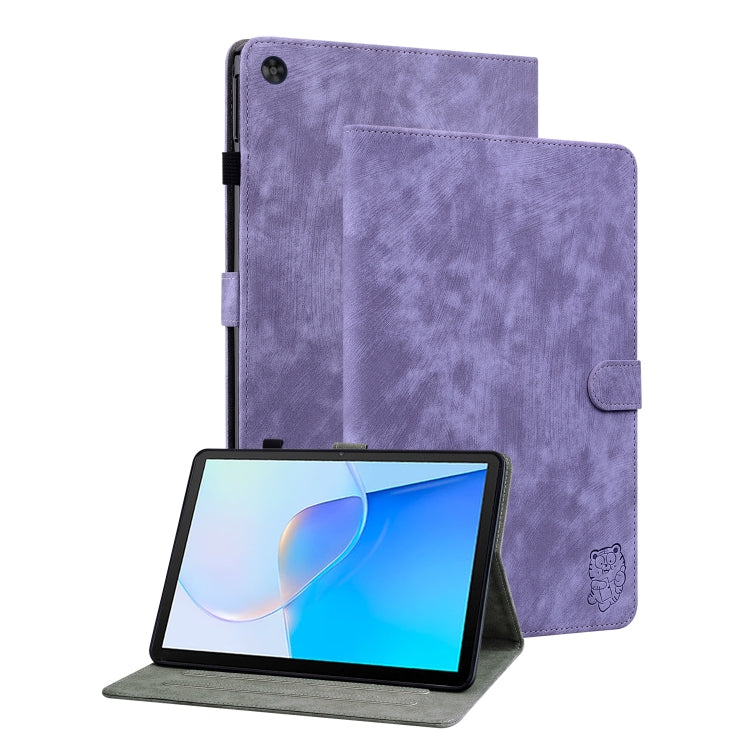 For Huawei MatePad SE Tiger Pattern Flip Leather Tablet Case