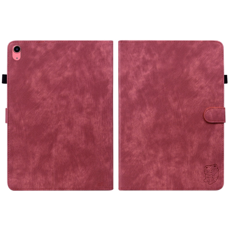 For iPad 10th Gen 10.9 2022 Tiger Pattern Flip Leather Tablet Case