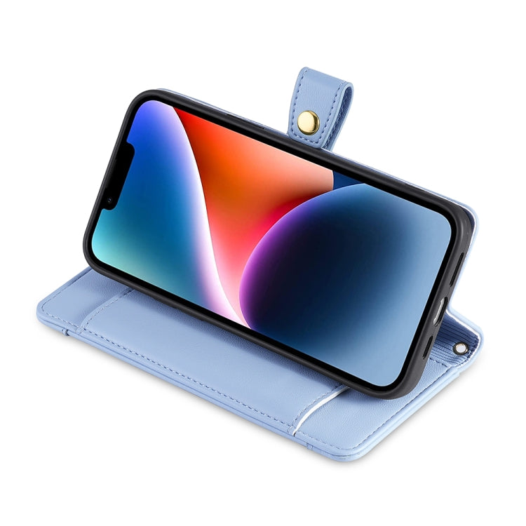 For vivo S16 / S16 Pro Sheep Texture Cross-body Zipper Wallet Leather Phone Case