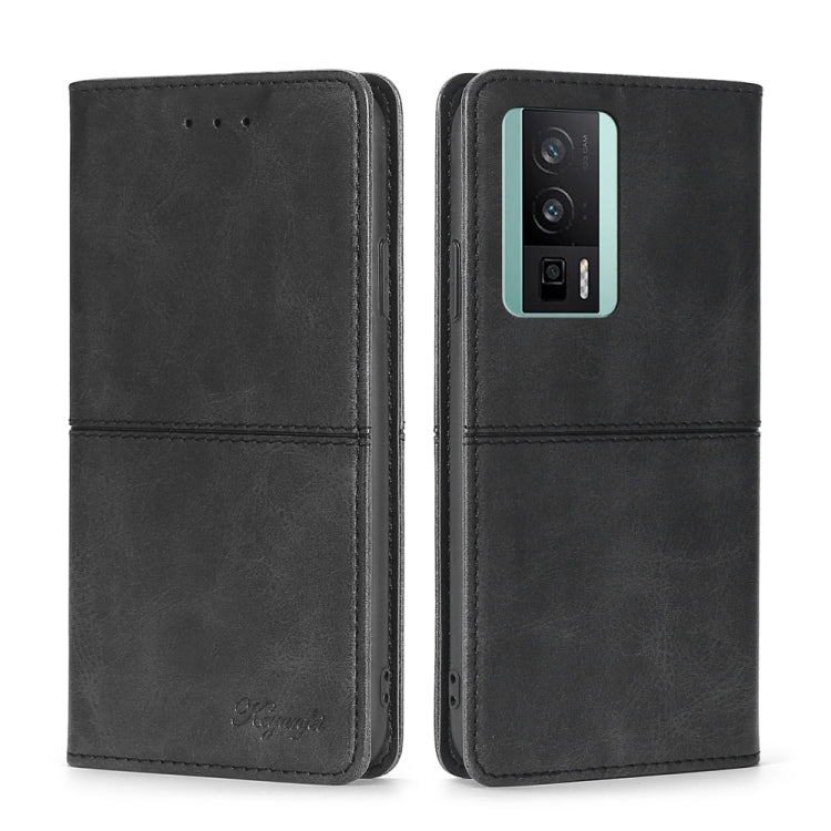 For Xiaomi Redmi K60 / K60 Pro Cow Texture Magnetic Horizontal Flip Leather Phone Case