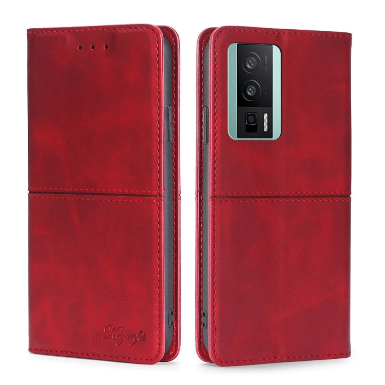 For Xiaomi Redmi K60 / K60 Pro Cow Texture Magnetic Horizontal Flip Leather Phone Case