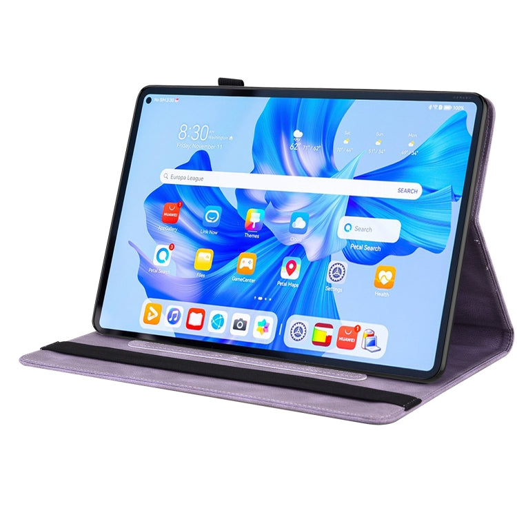 For Huawei MatePad Pro 11 2022 Butterfly Flower Embossed Leather Tablet Case