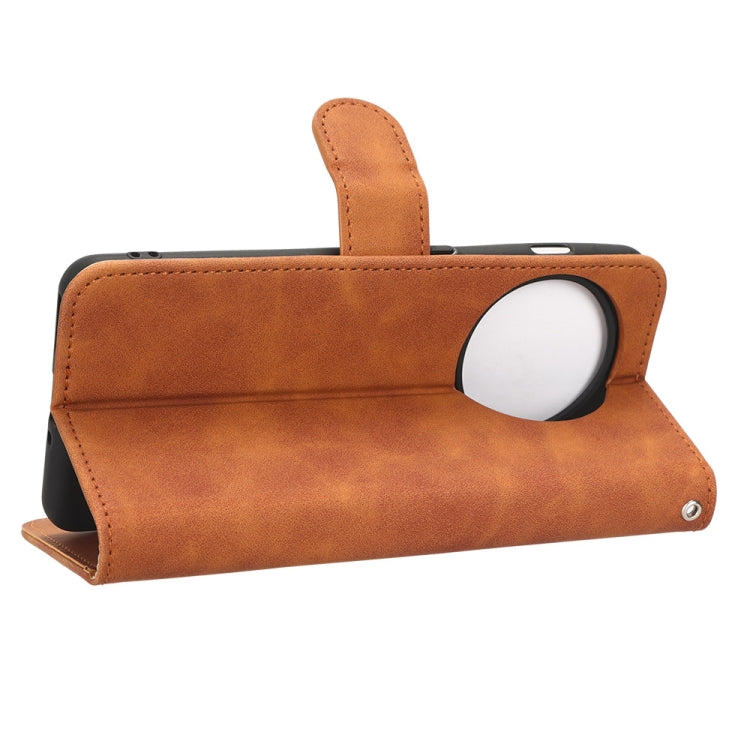 For OnePlus 11 Skin Feel Magnetic Flip Leather Phone Case