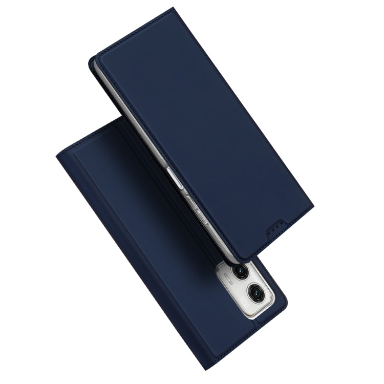 For Motorola Moto G73 DUX DUCIS Skin Pro Series Flip Leather Phone Case