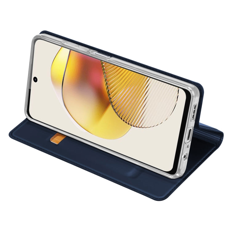 For Motorola Moto G73 DUX DUCIS Skin Pro Series Flip Leather Phone Case