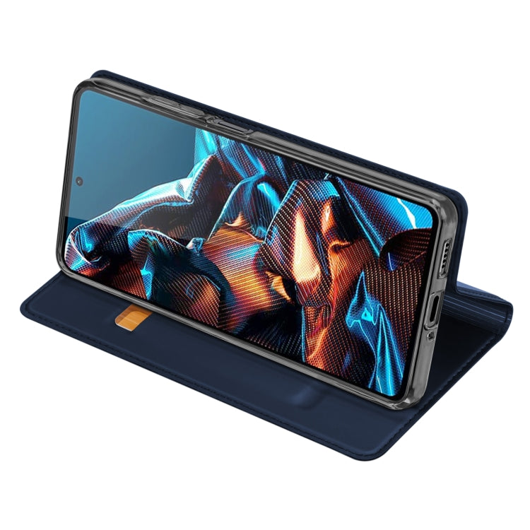 For Xiaomi Redmi Note 12 Pro 5G China/Global / Poco X5 Pro 5G DUX DUCIS Skin Pro Series Flip Leather Phone Case