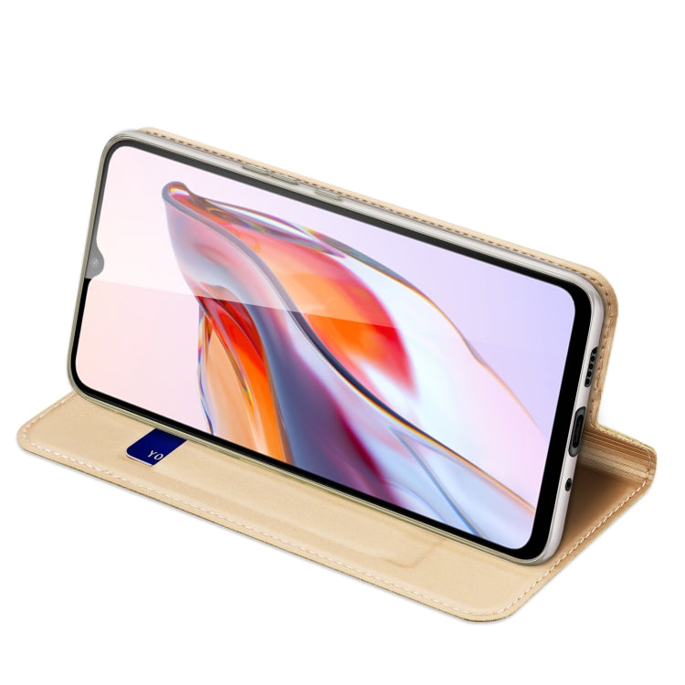 For Xiaomi Redmi 11A / 12C / Xiaomi Poco C55 DUX DUCIS Skin Pro Series Flip Leather Phone Case