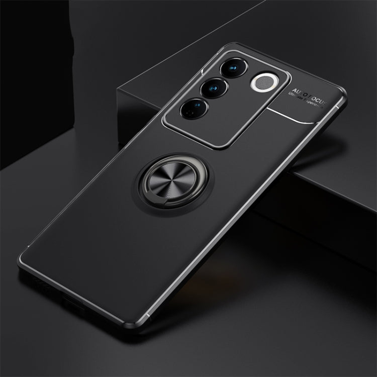 For vivo S16 Pro Metal Ring Holder 360 Degree Rotating TPU Case