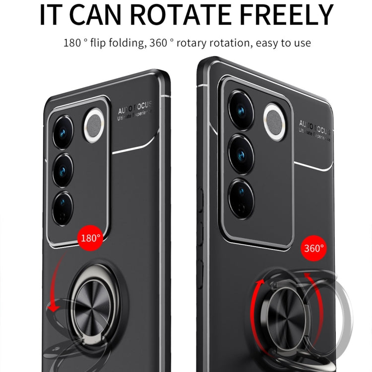 For vivo S16 Pro Metal Ring Holder 360 Degree Rotating TPU Case