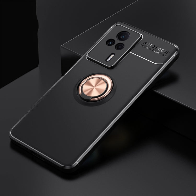 For Xiaomi Redmi K60E Metal Ring Holder 360 Degree Rotating TPU Case