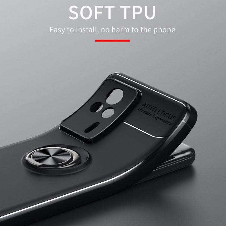 For Xiaomi Redmi K60E Metal Ring Holder 360 Degree Rotating TPU Case