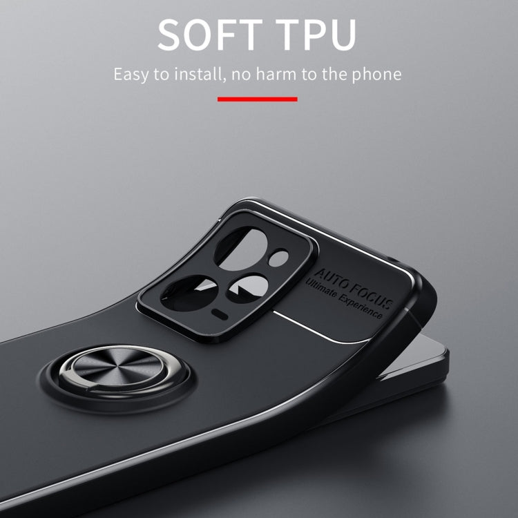 For Xiaomi Redmi Note 12 Pro 5G Metal Ring Holder 360 Degree Rotating TPU Case