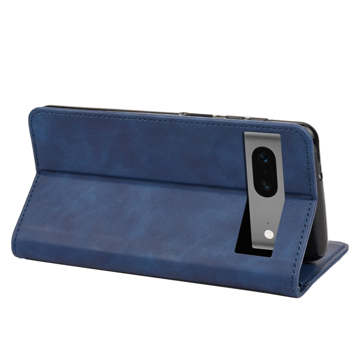 For Google Pixel 7a Skin Feel Splicing Leather Phone Case