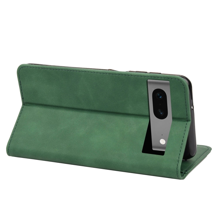 For Google Pixel 7a Skin Feel Splicing Leather Phone Case