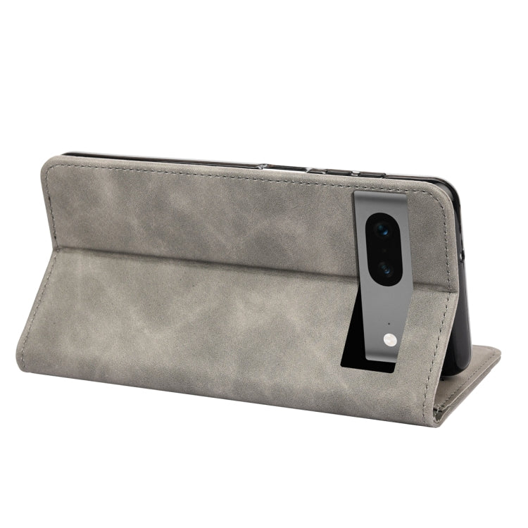 For Google Pixel 7a Skin Feel Splicing Leather Phone Case