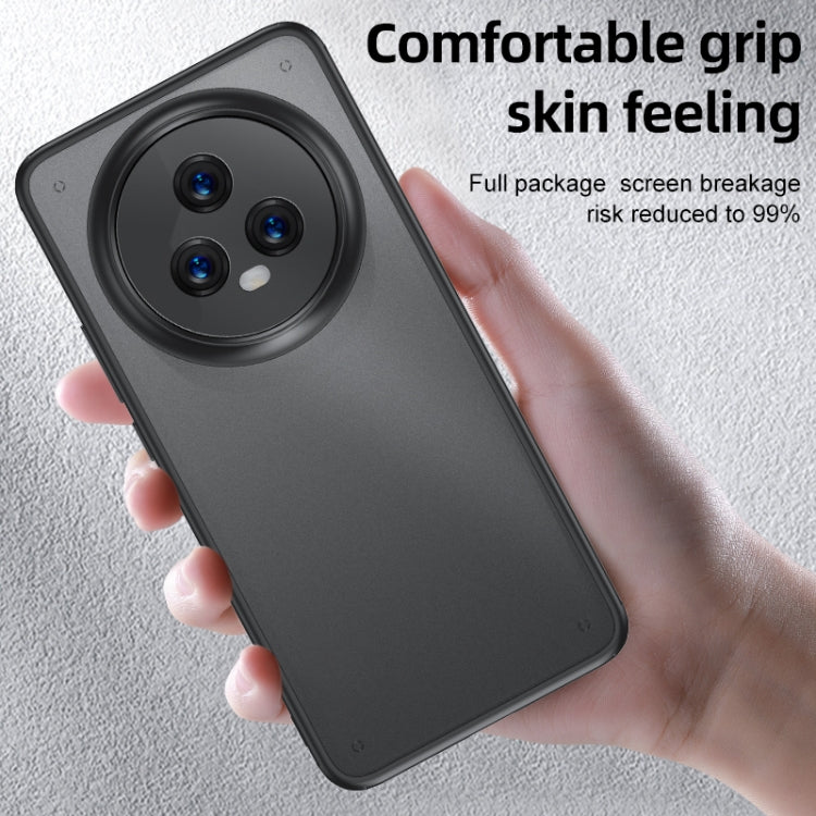 For Honor Magic5 Armor Clear TPU Hard PC Phone Case