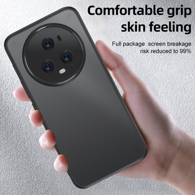 For Honor Magic5 Pro Armor Clear TPU Hard PC Phone Case