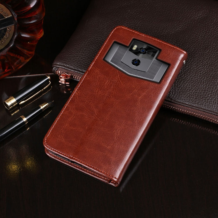 For Ulefone Power 5 idewei Crazy Horse Texture Horizontal Flip Leather Case with Holder & Card Slots & Wallet
