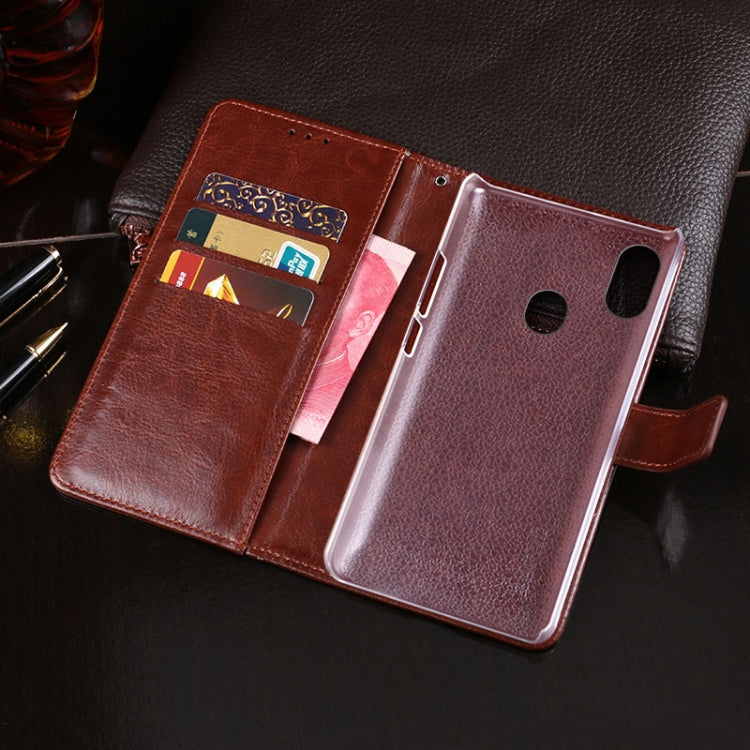 For Ulefone X idewei Crazy Horse Texture Horizontal Flip Leather Case with Holder & Card Slots & Wallet