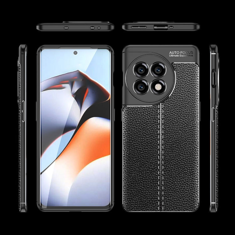 For OnePlus Ace 2/11R Litchi Texture Shockproof TPU Phone Case