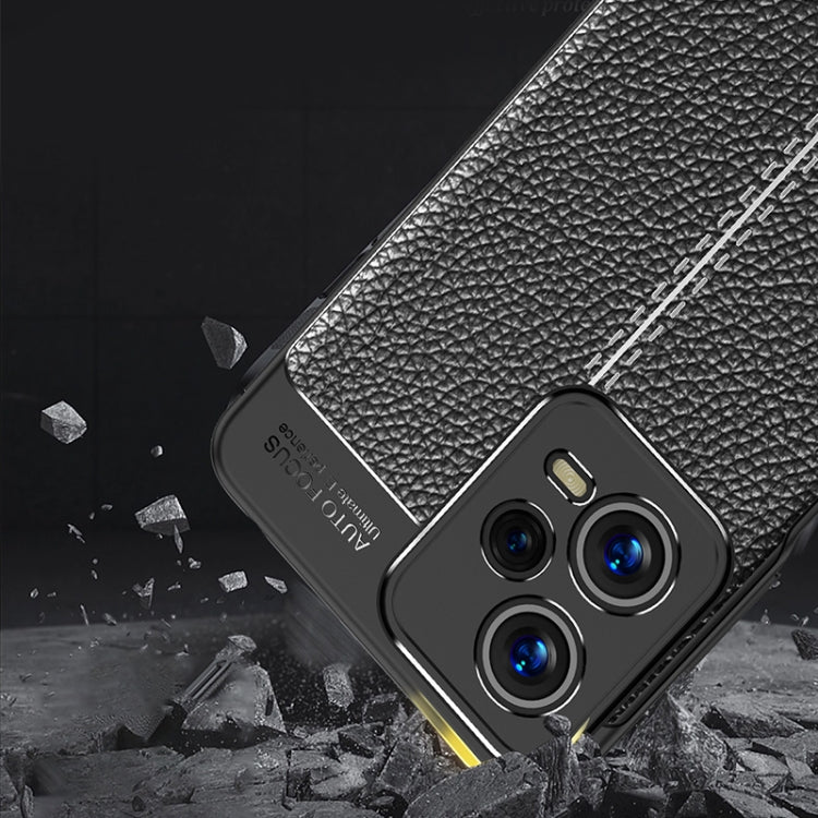 For Xiaomi Redmi Note 12 Pro 5G Global Litchi Texture Shockproof TPU Phone Case