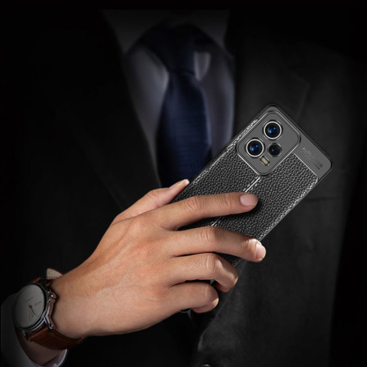 For Xiaomi Redmi Note 12 Pro 5G Global Litchi Texture Shockproof TPU Phone Case