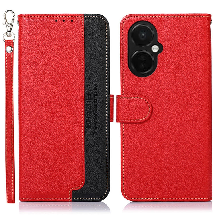 For OnePlus Nord CE 3 Lite KHAZNEH Litchi Texture Leather RFID Phone Case