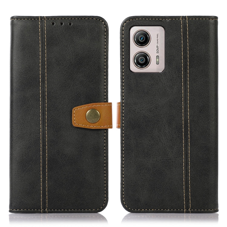 For Motorola Moto G53 5G / G23 / G13 Stitching Thread Calf Texture Leather Phone Case