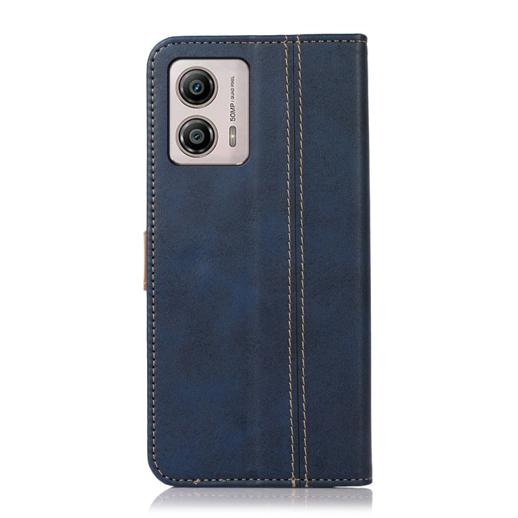For Motorola Moto G53 5G / G23 / G13 Stitching Thread Calf Texture Leather Phone Case