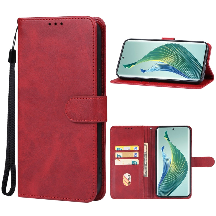 For Honor Magic5 Leather Phone Case