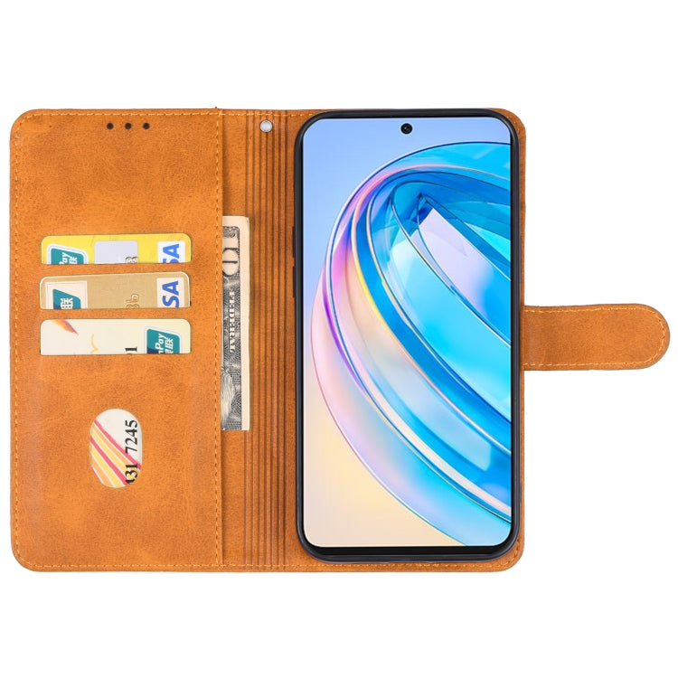 For Honor X8a Leather Phone Case