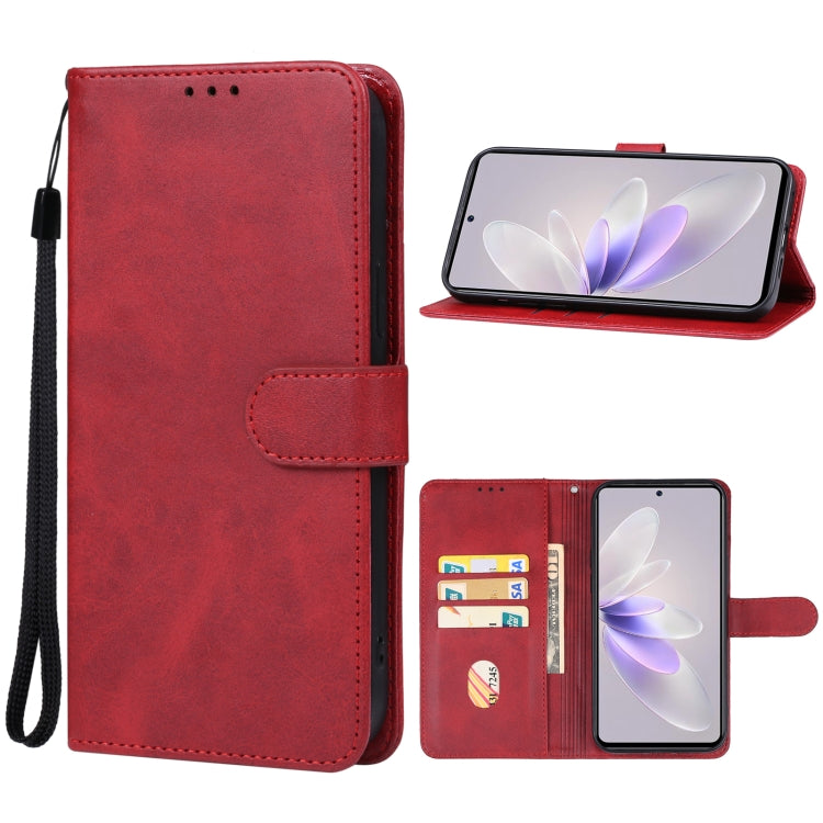 For vivo V27e Leather Phone Case