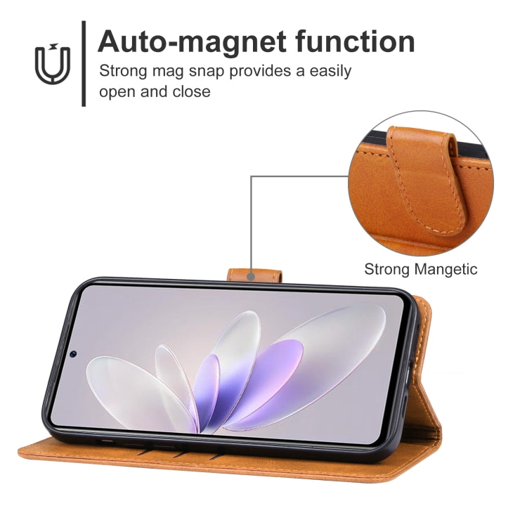 For vivo V27e Leather Phone Case