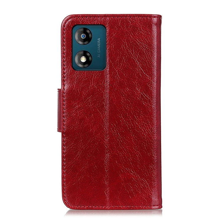 For Motorola Moto E13 4G Nappa Texture Flip Leather Phone Case