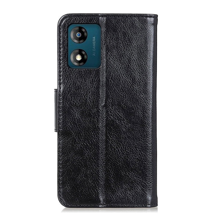 For Motorola Moto E13 4G Nappa Texture Flip Leather Phone Case