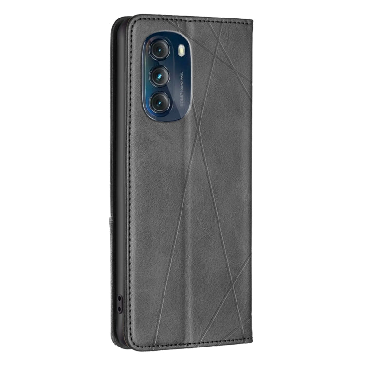 For Motorola Moto G 5G 2023 Prismatic Invisible Magnetic Leather Phone Case